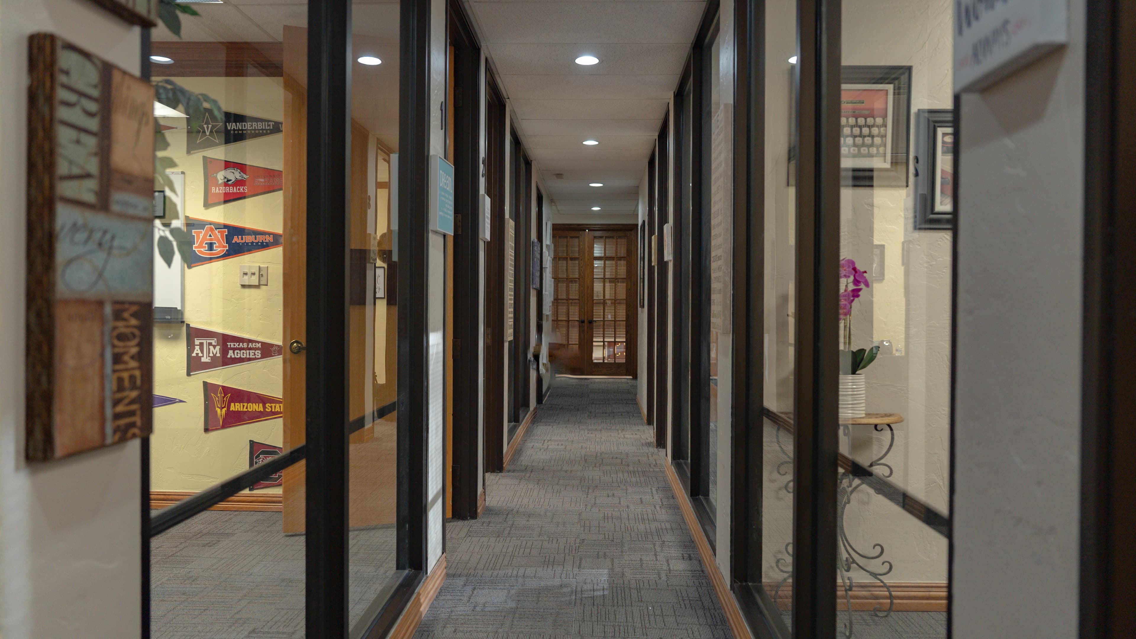 Core Edge Prep hallway